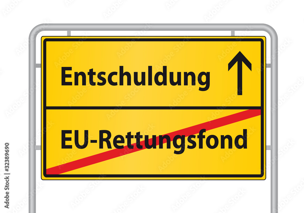Entschuldung, Eu-Rettungsfond Entschuldung, Eu-Rettungsfond