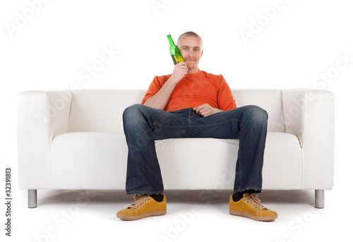 Wallpaper Mural Man on couch Torontodigital.ca