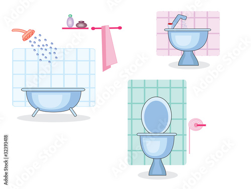 Bathroom and toilet