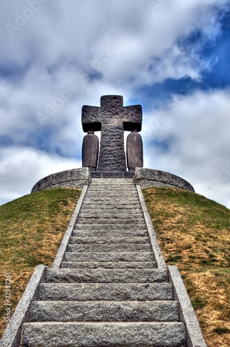 Obraz na płótnie HDR du cimetière allemand de La Cambe