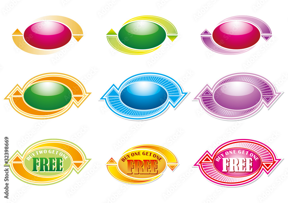 Buy 1 get 1 Free with arrows design editable vector Graphics Buy 1 get 1 Free with arrows design editable vector Graphics