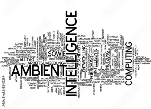 Fotografie Ambient Intelligence