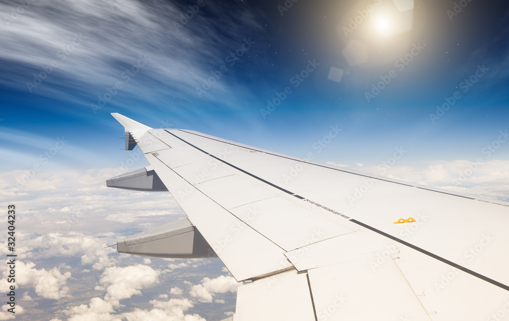 Fototapeta premium wing of airplane