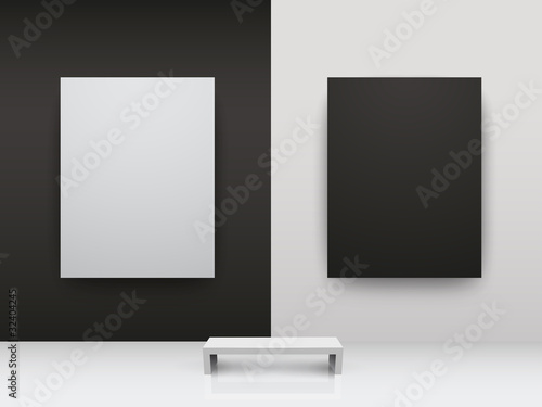 Dark and light gallery Interio