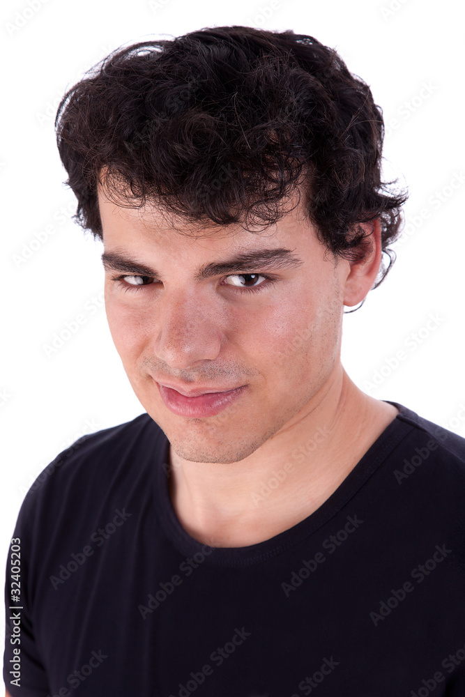 handsome man, smiling handsome man, smiling