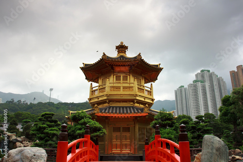 Photography Gold Pavilion in hongkong