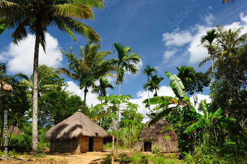 Indonesia, Timor, Head hunter village