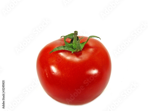 tomato on white isolated background