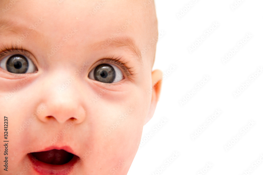 Cute baby smiling to the camera Cute baby smiling to the camera