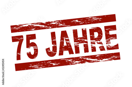 75 Jahre / vektor