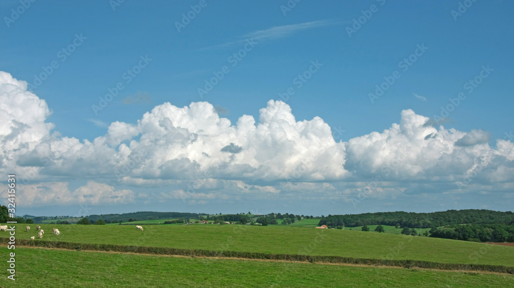 paysage de campagne en Bourgogne paysage de campagne en Bourgogne