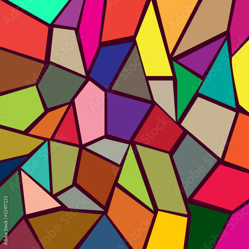 Background from varicoloured mosaic