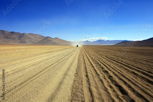 Rally por el desierto de arena