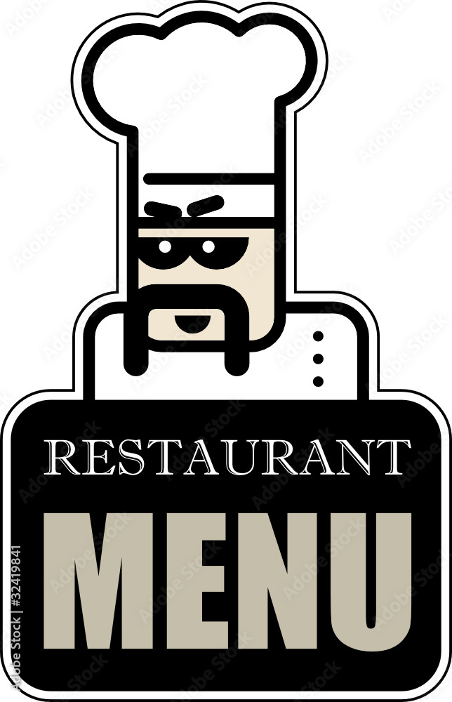 Restaurant Menu label, vector illustration Restaurant Menu label, vector illustration