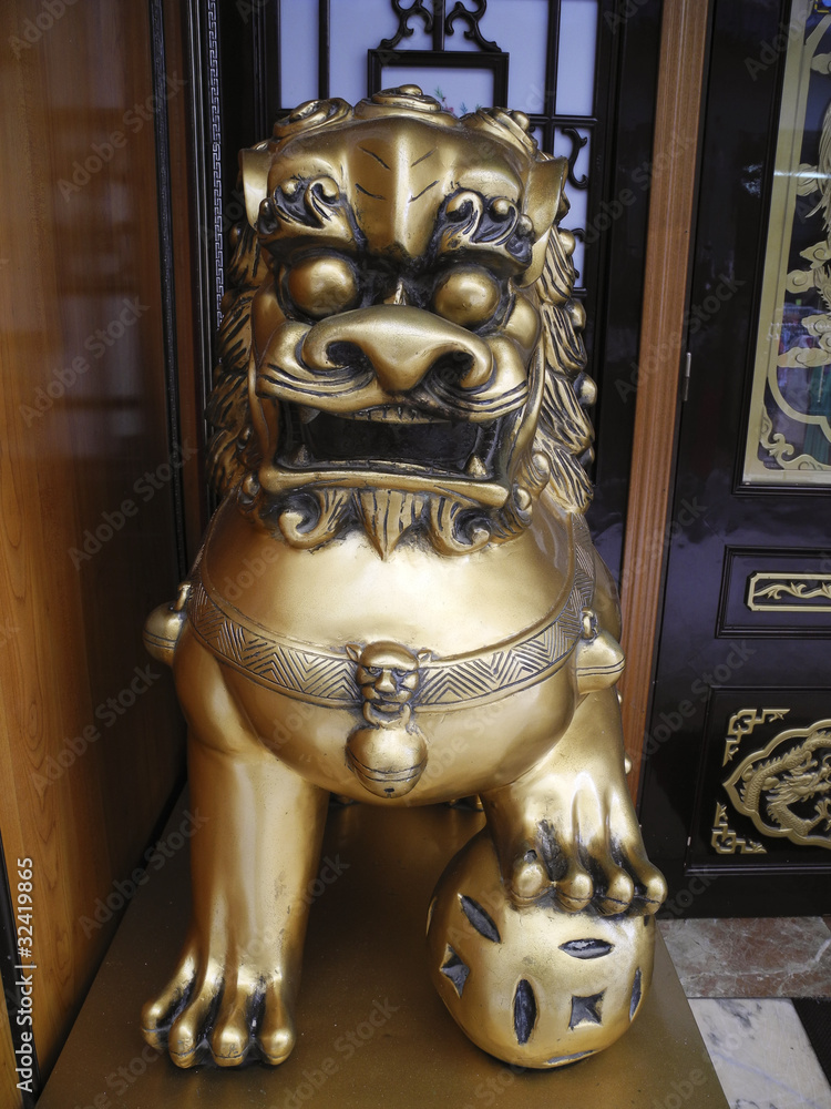 Obraz premium Oriental Lion Statue
