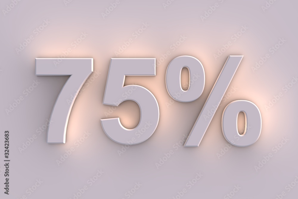 75 % 75 %
