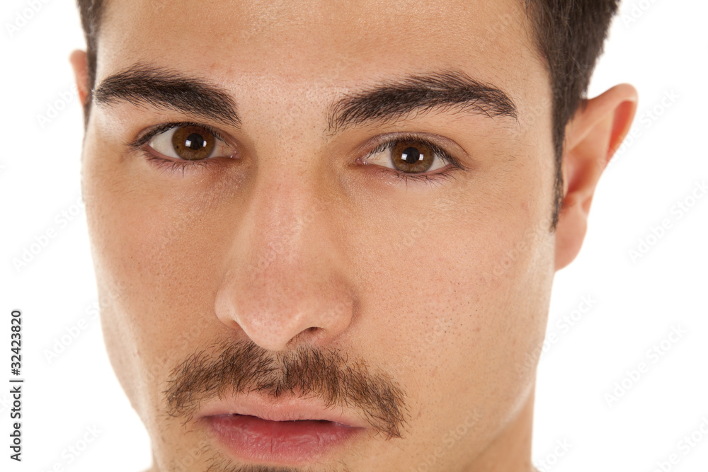 man close face serious man close face serious