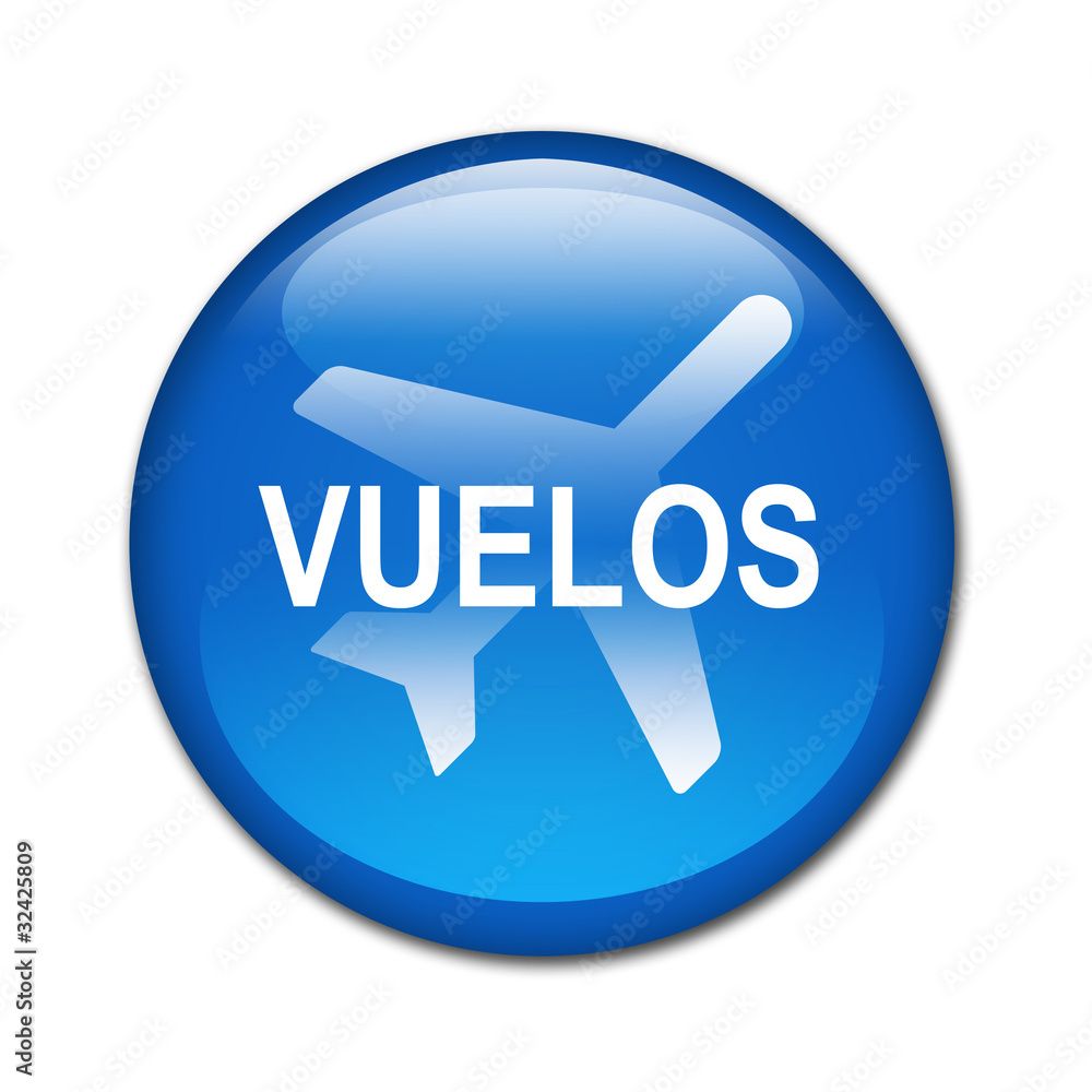 Boton brillante VUELOS