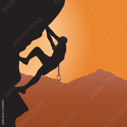 Rock climbing