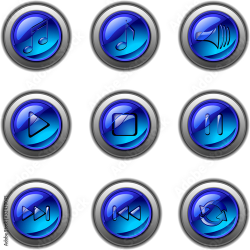 Multimedia music button
