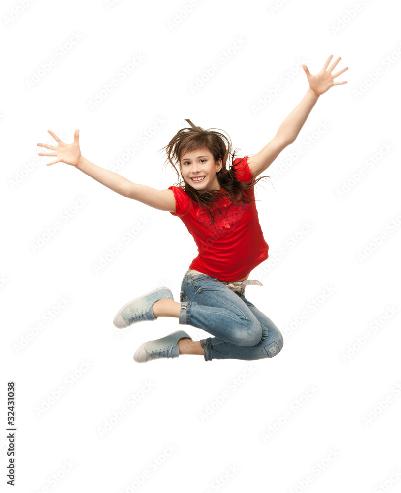 jumping teenage girl jumping teenage girl
