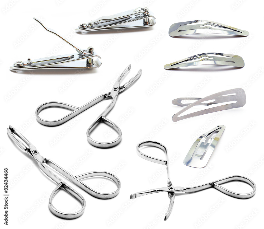 Nail Clippers, Tweezers, Barette Clips Nail Clippers, Tweezers, Barette Clips
