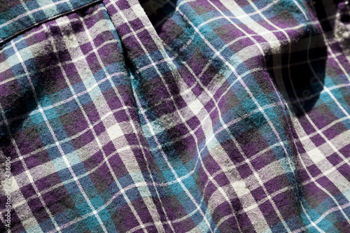 Purple plaid cloth texture