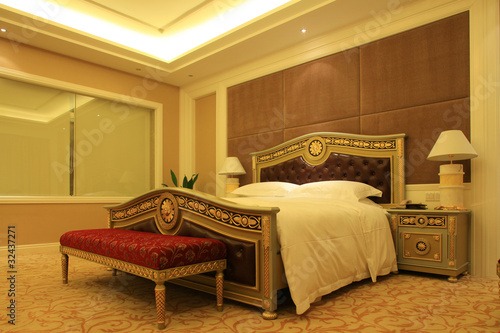 Bedroom interior in modern home