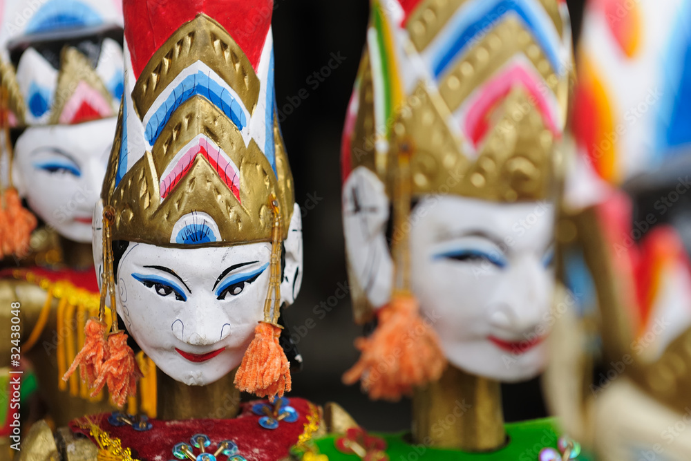 Indonesia, Bali, Traditional puppet