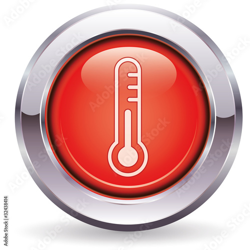 Thermometer - Button rot