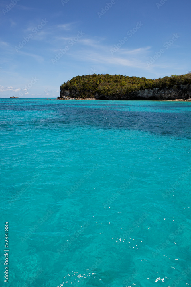 Naklejka premium mer turquoise des caraïbes