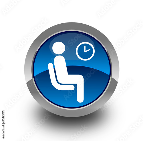 Waiting button