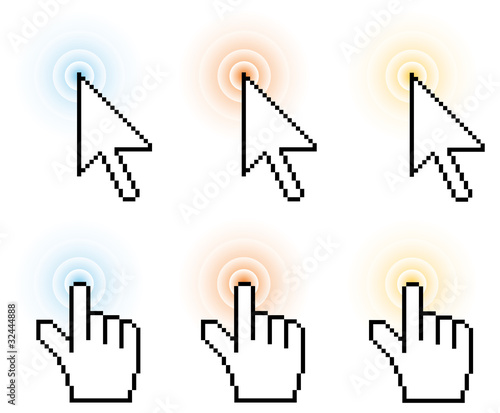Computermaus Maus Hand Finger Pfeil touch Cursor zeigen 1
