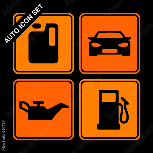 auto icon set