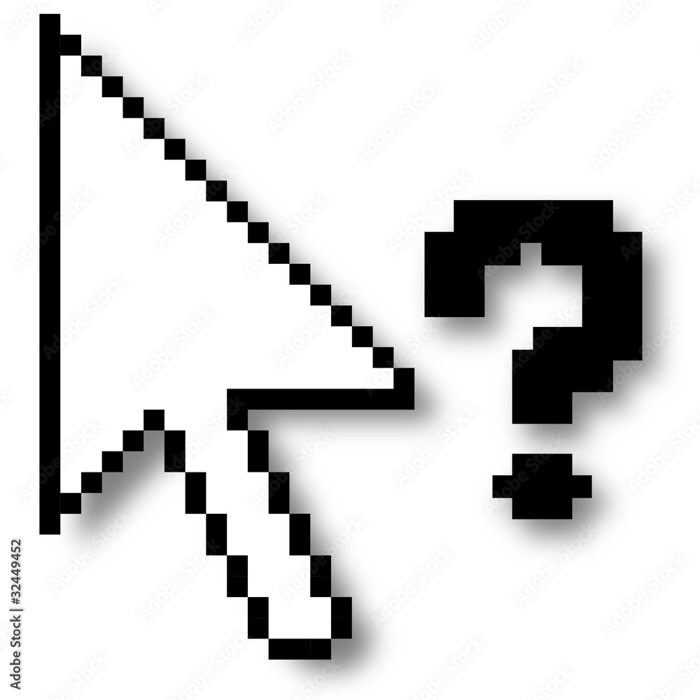 Computer Maus Computermaus Mauszeiger Pfeil Fragezeichen 2 Computer Maus Computermaus Mauszeiger Pfeil Fragezeichen 2