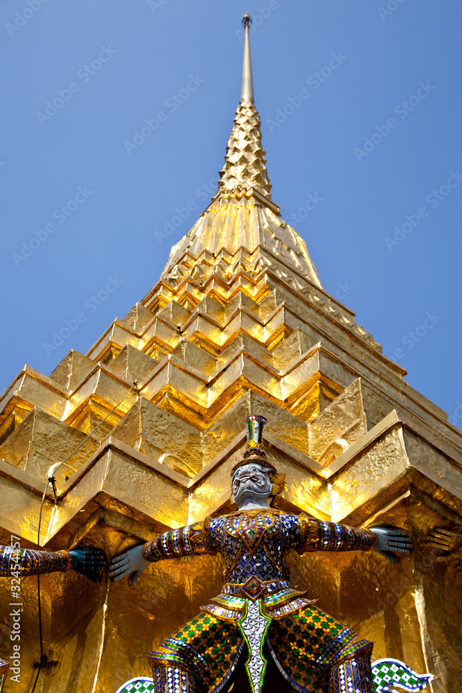 Fototapeta premium Grand Palace Demon, Bangkok, Thailand.