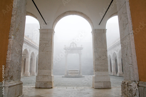 nebbia a Montecassino