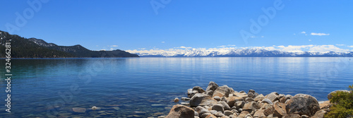 panoramic view of Lake Tahoe