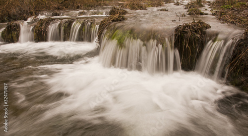 Fototapeta Naklejka Na Ścianę i Meble -  Ephemeral Waterfall in Lathkildale