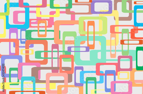 Square Colorful Background