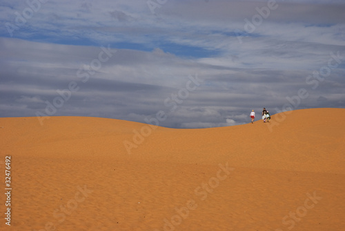 Sand dunes in Muine  Vietnam