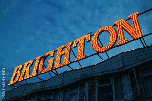 Brighton Pier Lights photo