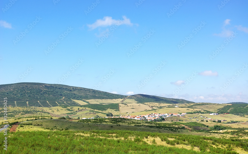 Landscape of village in algarve region, Portugal. Landscape of village in algarve region, Portugal.