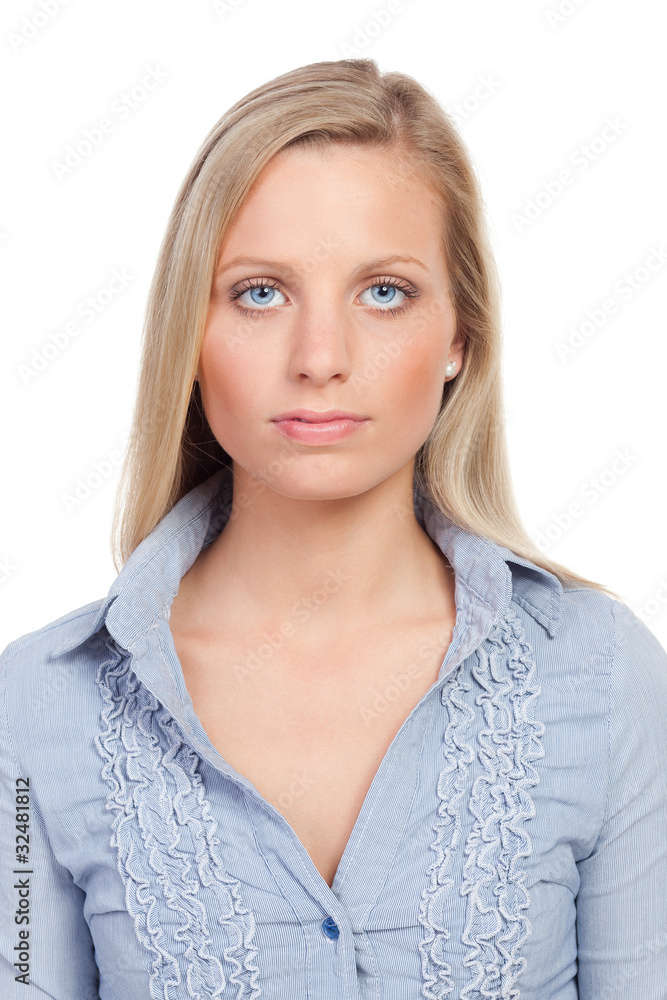 portrait einer ernsten frau portrait einer ernsten frau