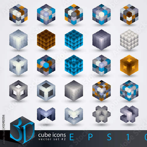 3D design elements.