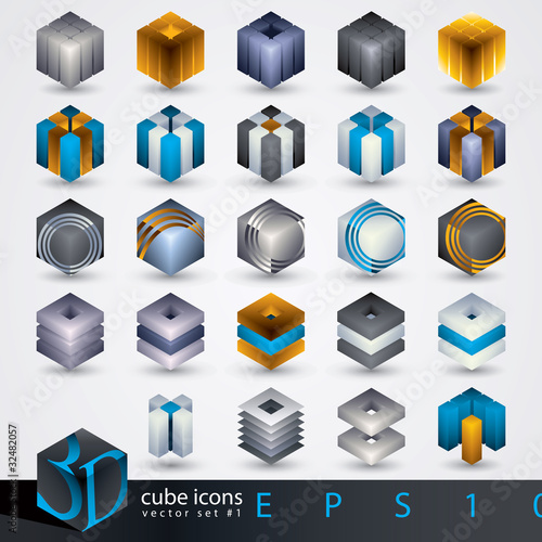 3D design elements.