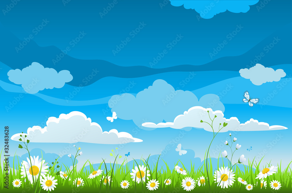 Obraz premium Summer scenery