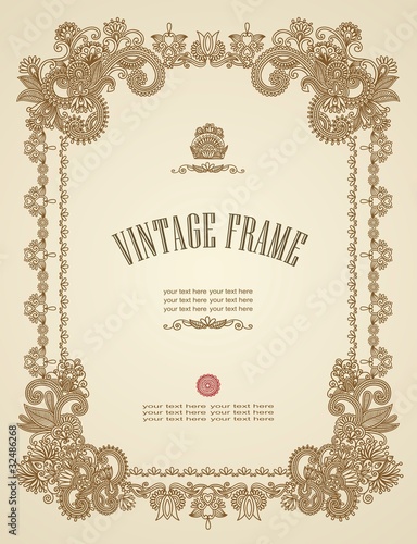 Vintage frame