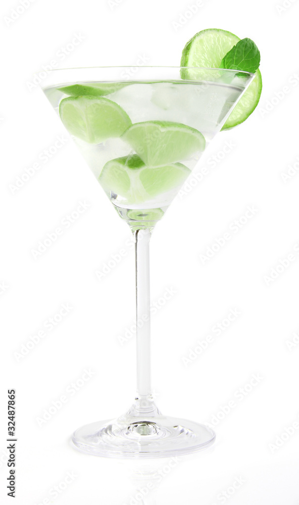Mojito drink on white background Mojito drink on white background