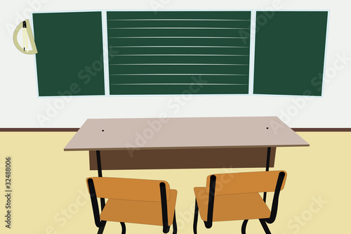 empty school class
